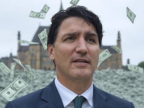 A rendering of Prime Minister Justin Trudeau