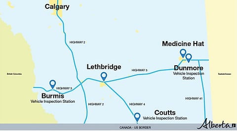 Alberta expands border security with new patrol team and inspection stations