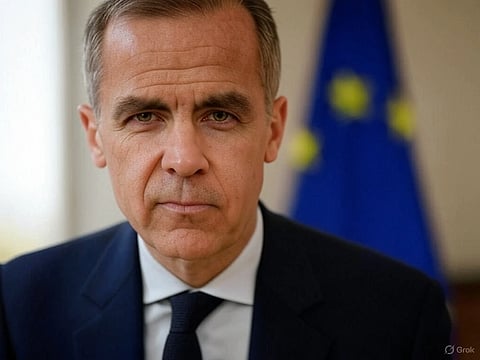 A rendering of Mark Carney