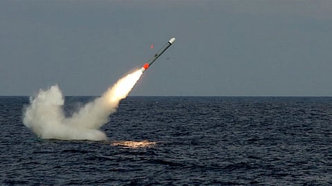Quantities are classified, but silver is a component of modern weapon systems, such as the submarine launched Tomahawk missile, here. Ongoing demand is assured