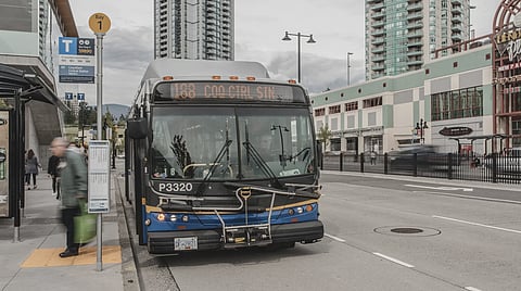 Bus in Coquitlam, BC