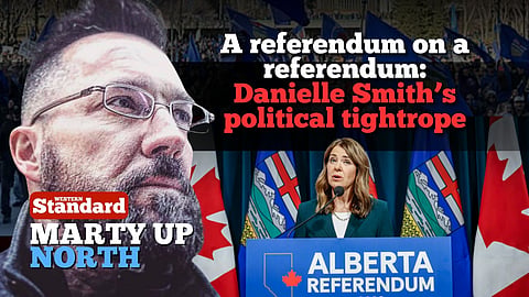 A referendum on a referendum: Danielle Smith’s political tightrope