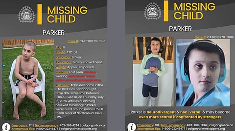 Missing child, Parker