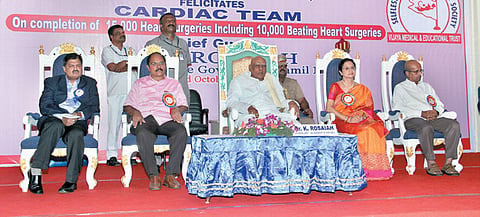 Vijaya hospital completes 15,000 heart surgeries