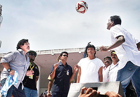 Maradona makes it memorable for Vijayan