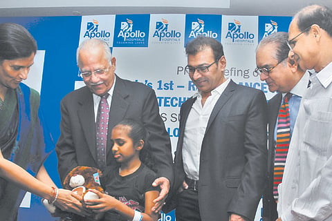 'Renaissance' age robot straightens 10-year-old's spine