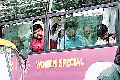 Ladies, where have your pink buses gone?
