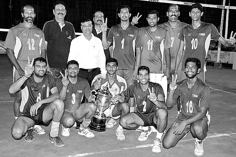 Indian Bank bag state-level volleyball crown
