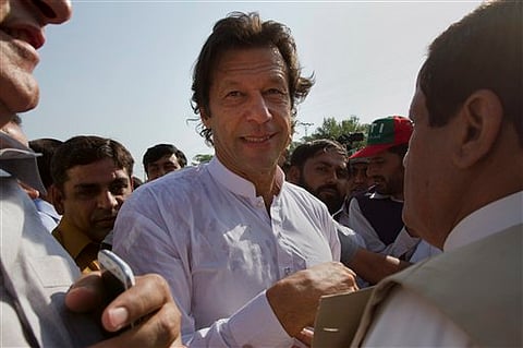 Imran Khan marches for peace