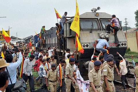 Cauvery protests escalate; SC hearing Monday