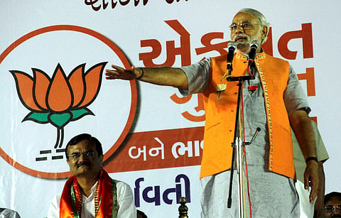 Modi blasts Congress on Sir Creek issue