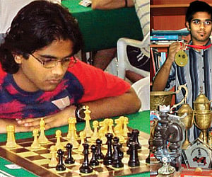 Young and ambitious chess nut