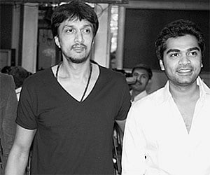(From left) Vivek Oberoi, Sudeep and Simbhu