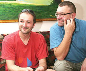 Bartosz and Jacek at IFFK.