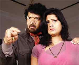 Posani Krishna Murali and Satya Krishnan in Mental Krishna