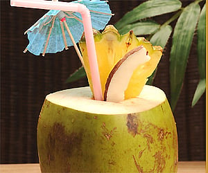 Fresh coconut water with a dash of vodka or other liquors is a popular Goan drink. (IANS Photo)
