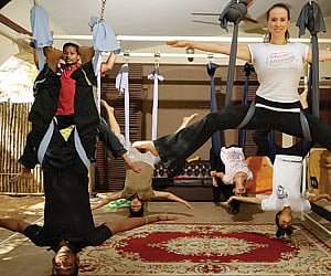 Hammock Yoga: A magical fun workout