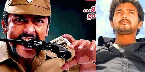 Actors Vijay and Surya (Sampurn Pix)