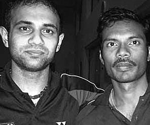 Rupesh Kumar (left) & Sanave Thomas
