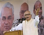 Bharatiya Janata Party PM candidate L K Advani.