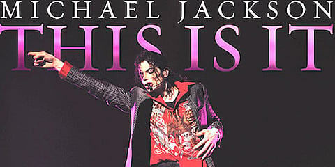 In this CD cover image released by Sony Music, "This is it," by Michael Jackson, is shown. (AP)