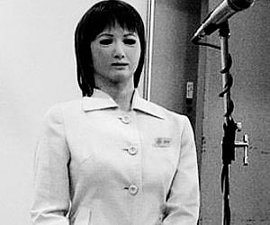 Saya, the robot teacher. (File photo)