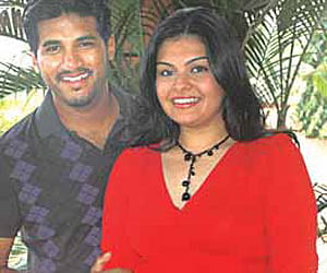 Vijay with wife Darshana/PICS: K Rajesh Kumar.