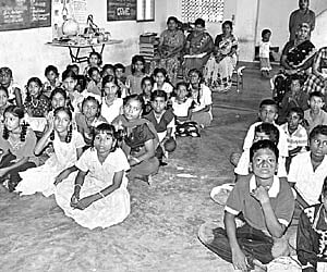 Students of a INDUS school in Virudhunagar