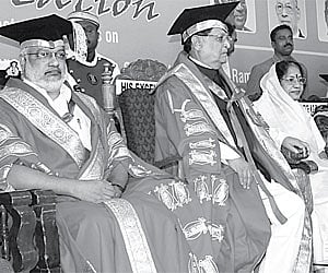 The convocation function at CUSAT, Kochi (Pic: ENS).