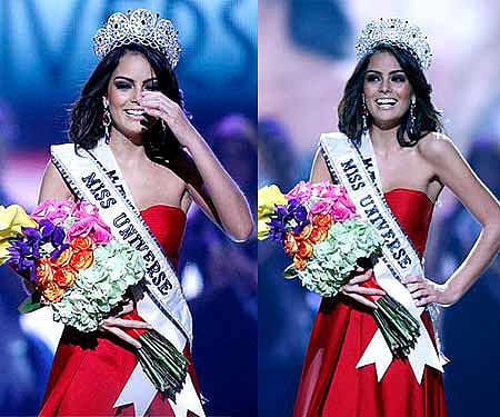 Miss Universe 2010, Jimena Navarrete (AP Photo/Isaac Brekken)