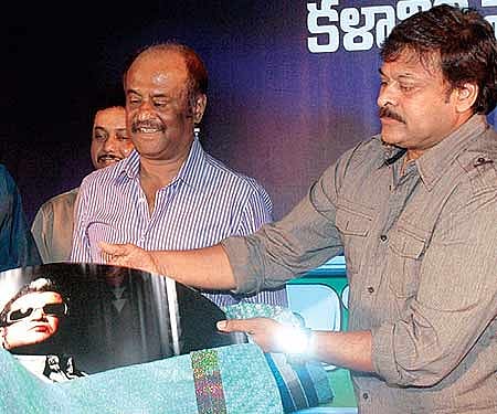 The audio launch of 'Robot', the Telugu version of 'Endhiran' (Pic: ENS)