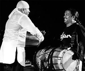 'Junior Sivamani' aka Gino K Jose is an ace drummer from Kochi. He's also that rare musician to own instruments sourced from places of their origin