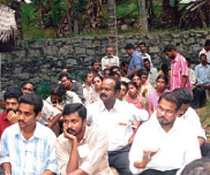 The audience during one of the discussions of the Malayalam Samithi.