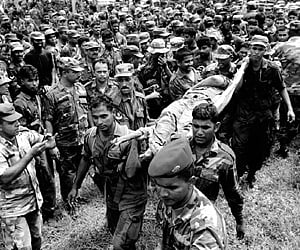 Lanka has stuck to its claim that the death of Tiger chief Prabhakaran at the end of Eelam War IV spelled the end of the LTTE.