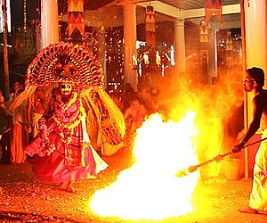 A mudiyettu performance. (File photo: EPS)