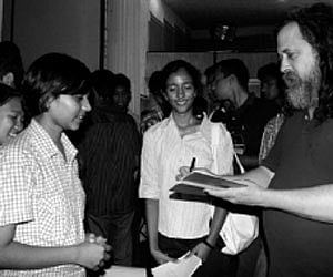 Richard Stallman, founder of the Free Software Movement (Pic: ENS).
