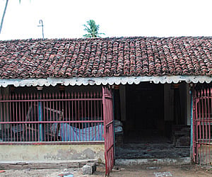 The house where Gandhiji stayed at Porayar in 1915.