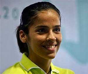 Indian Badminton player Saina Nehwal. (File photo/AP)