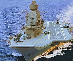 INS Vikramaditya, previously Admiral Gorshkov. (Image courtesy Defence Talk)