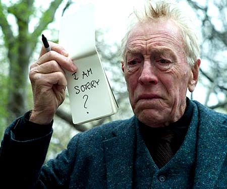 Max Von Sydow in a scene from in a scene from ‘Extremely Loud & Incredibly Close' (AP Photo/Warner Bros. Pictures, François Duhamel).