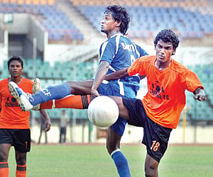 Action from the match between ICF & CFC