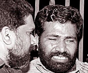 T V Rajesh MLA breaks down while addressing the media  | Express Photo