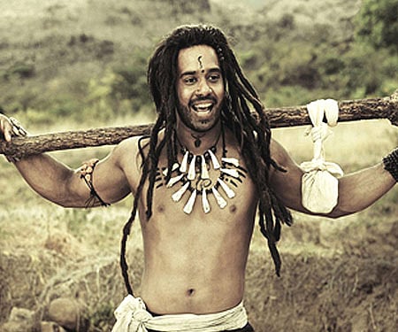 Actor Bharath in the movie 'Aravaan'.