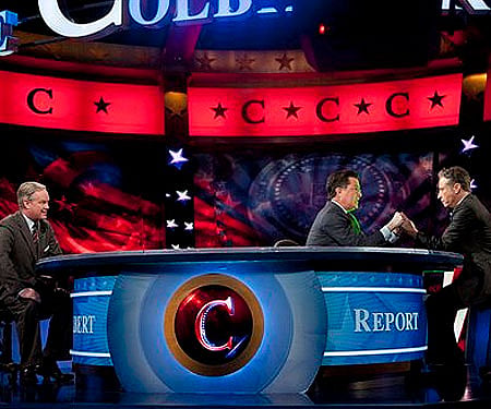 'The Colbert Report' show (AP File Photo)