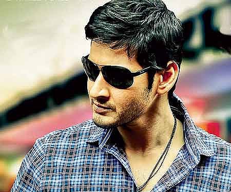 The poster of Mahesh Babu's new film 'Dookudu'.