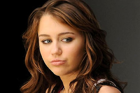 Teenaged star Miley Cyrus.