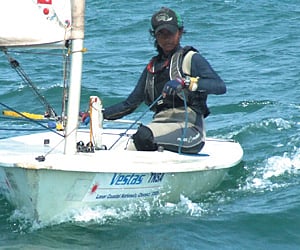 Sailing is her passion