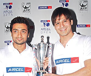 Trophy for Aircel Chennai Open