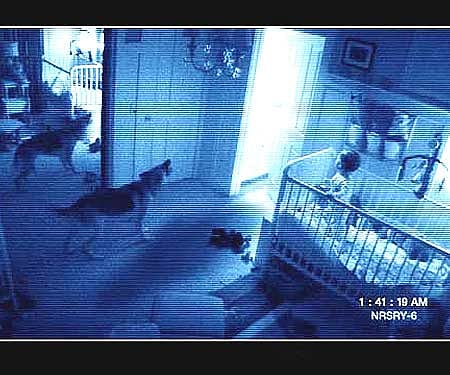 The poster of 'Paranormal Activity 2'.