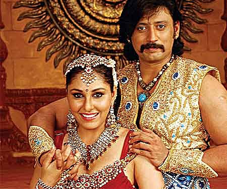 Prasanth with his female lead Pooja Chopra (Express Photo).